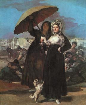 Francisco De Goya : Young Majas